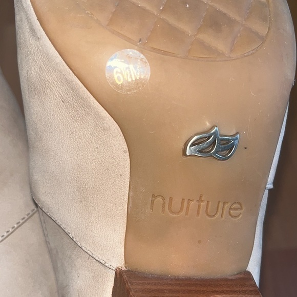 Nurture women’s tan Bardin open toe booties Size 6.5 - Picture 11 of 12